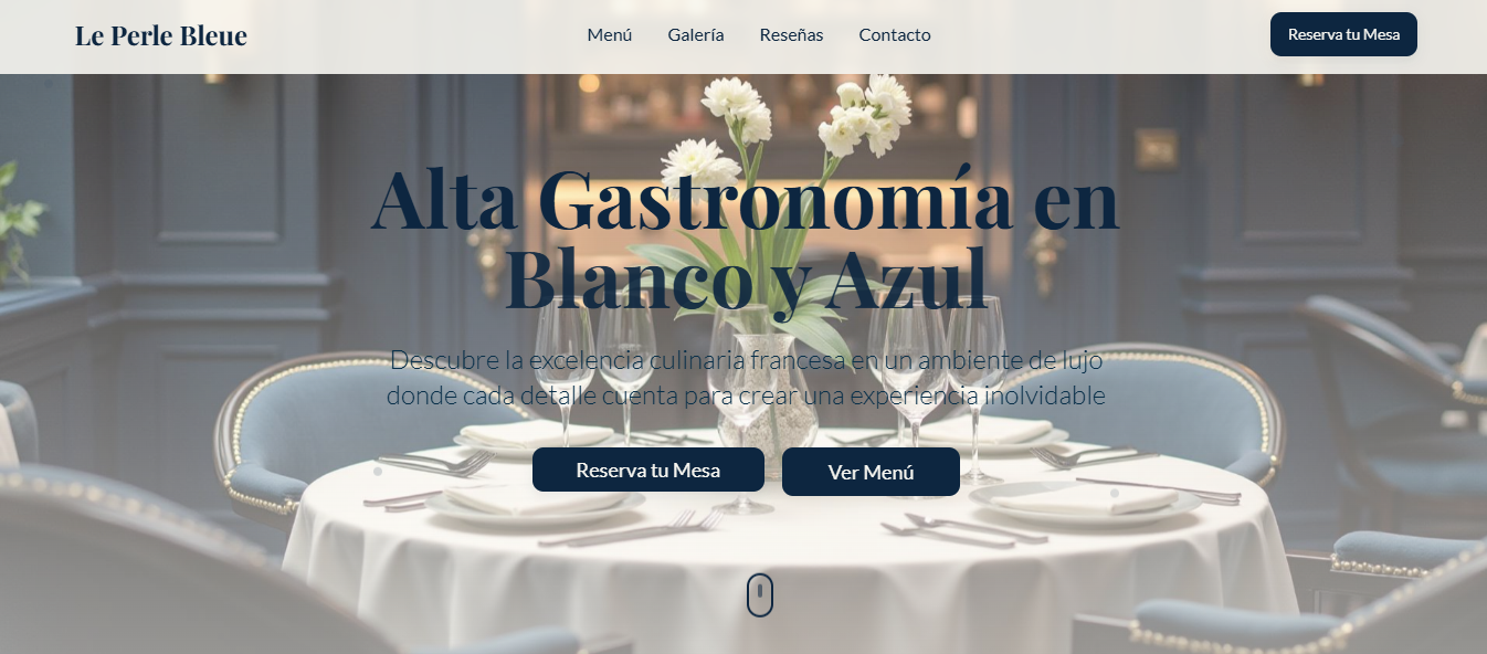 Perle-Bleue - Landing Page de Skincare Premium